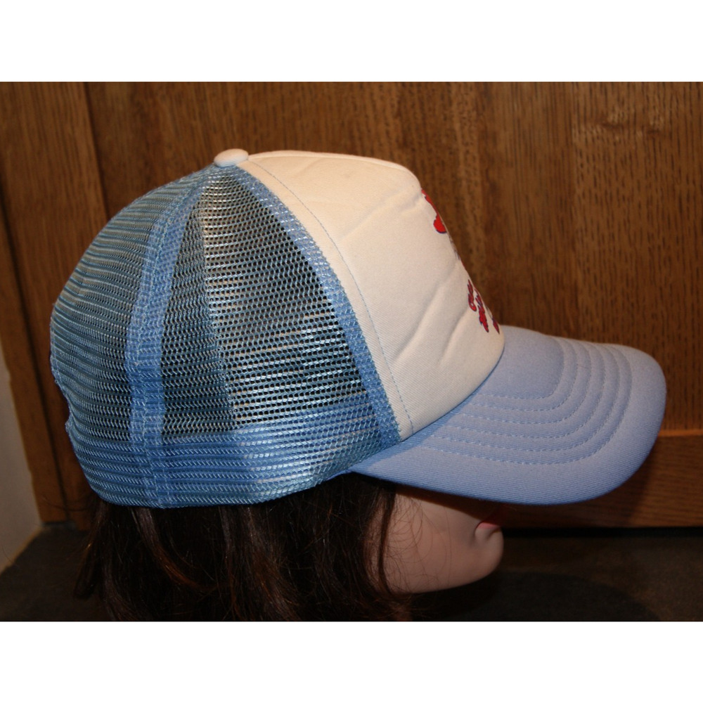 Vintage 90s Ole Miss Rebels Colonel Reb Trucker Foam Snapback Hat Cap EUC - Picture 4 of 8
